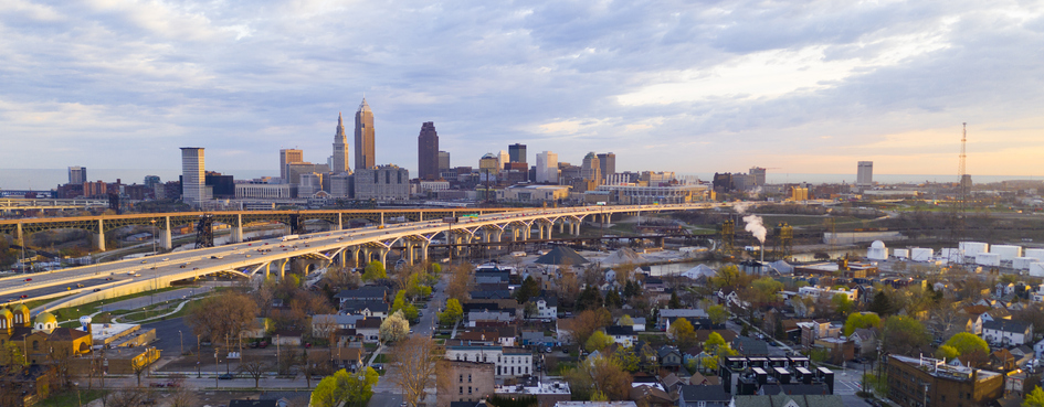 Cleveland city and highway